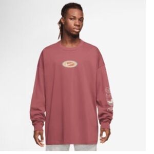 NWOT Nike Men's Solar Flare Long-Sleeve Heavyweight T-Shirt Oversized Medium